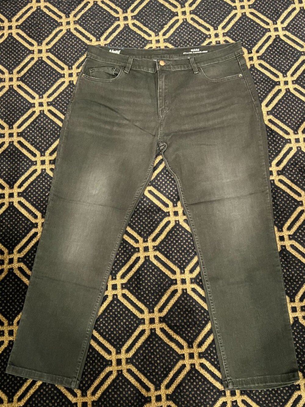 Mugsy Jeans Mags Men’s 42x30 Black Stretch Jeans Slim Fit